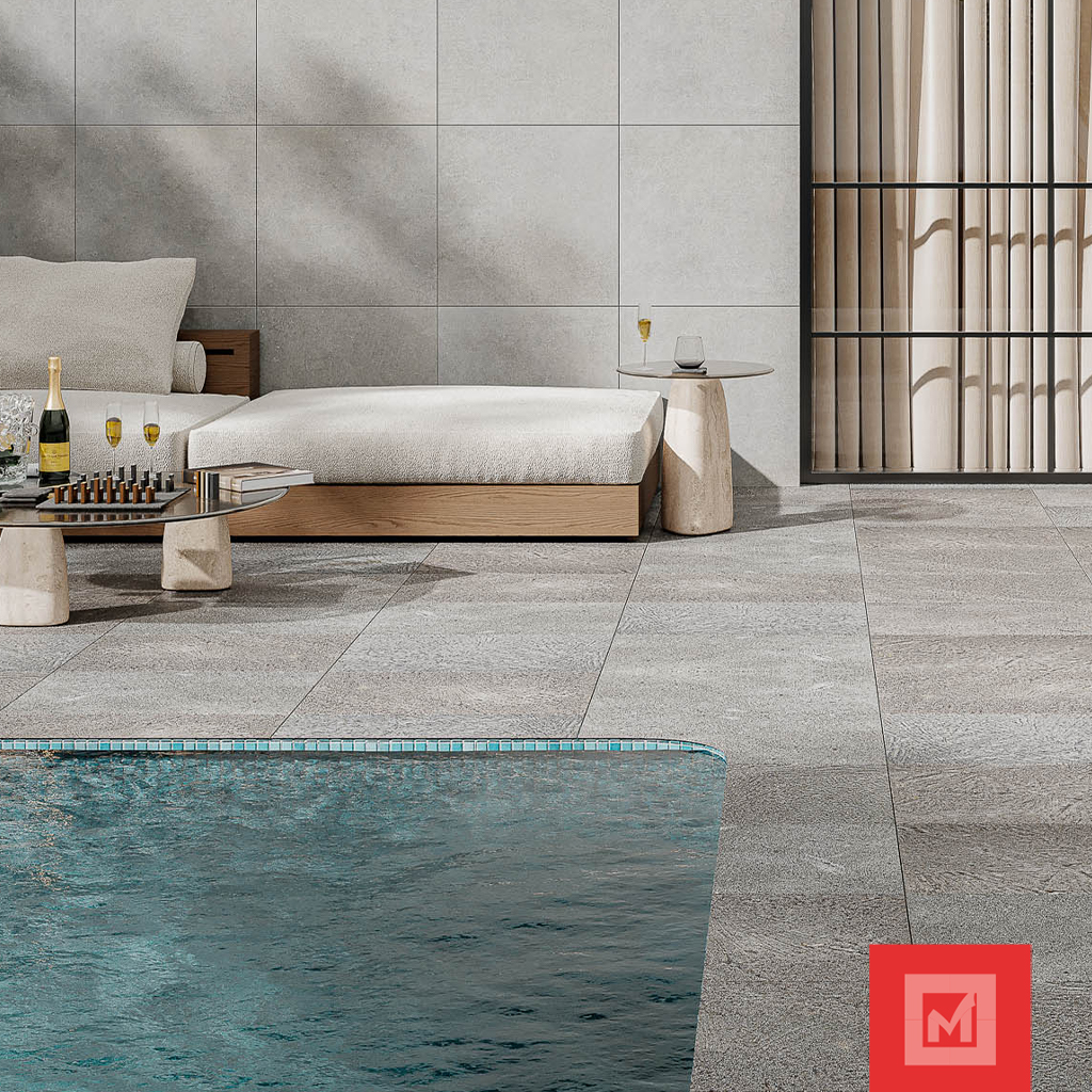 Imagen de Porcelanato Piedra Dorsal Basalto 30x60 cm 1